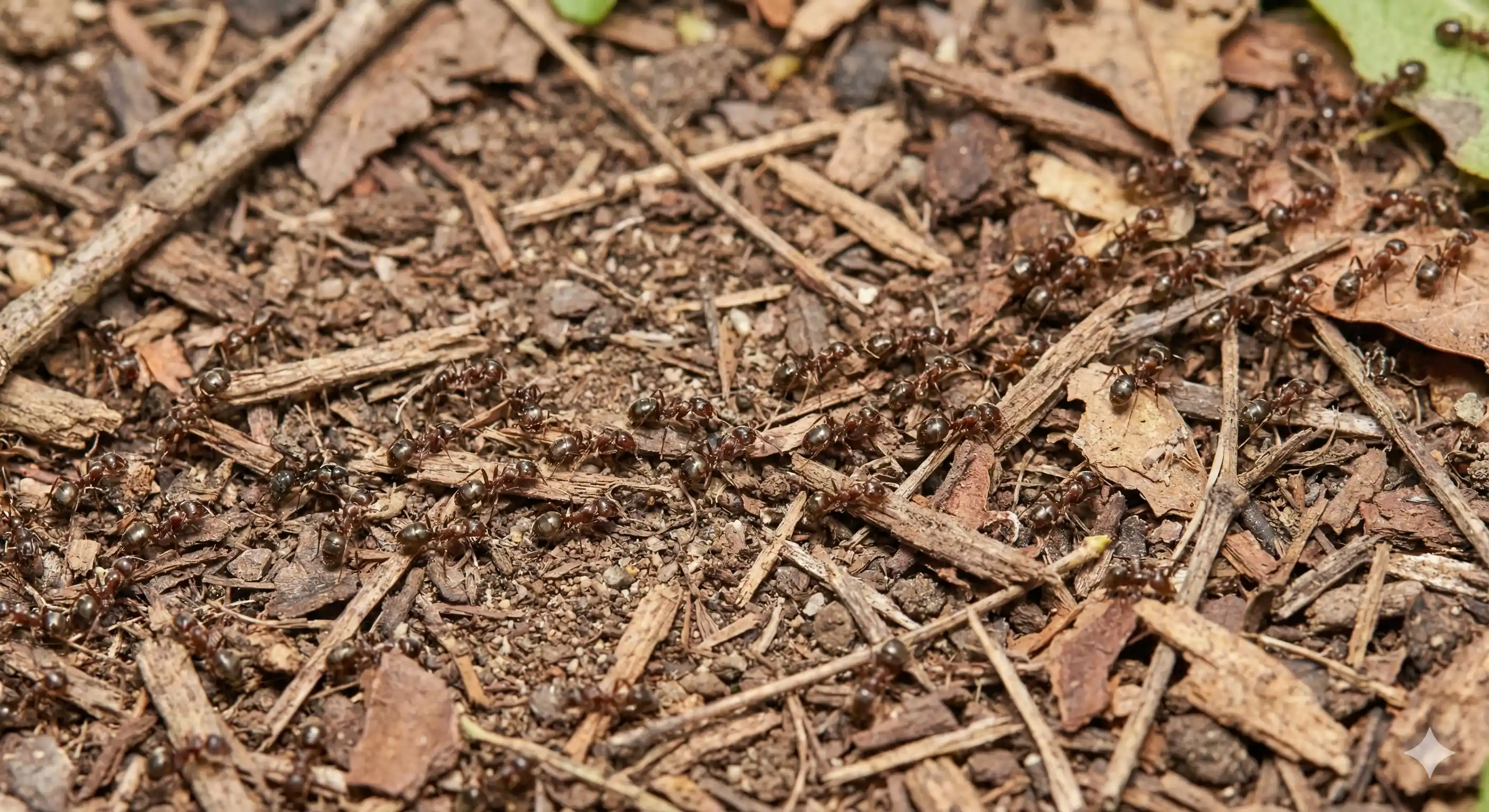 Property where native ants have been displaced by Argentine ants