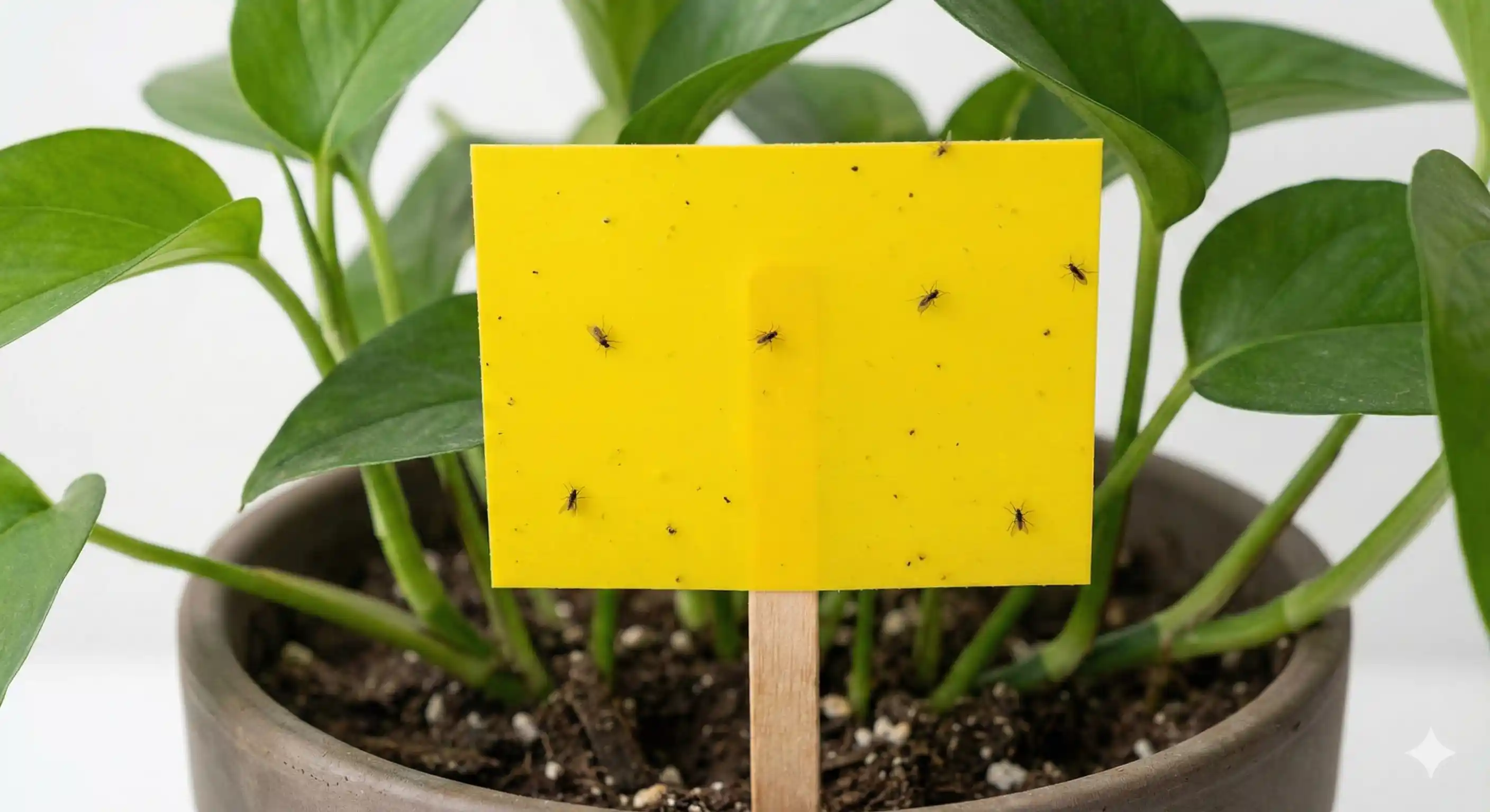 Professional sticky trap system for gnat monitoring and population control