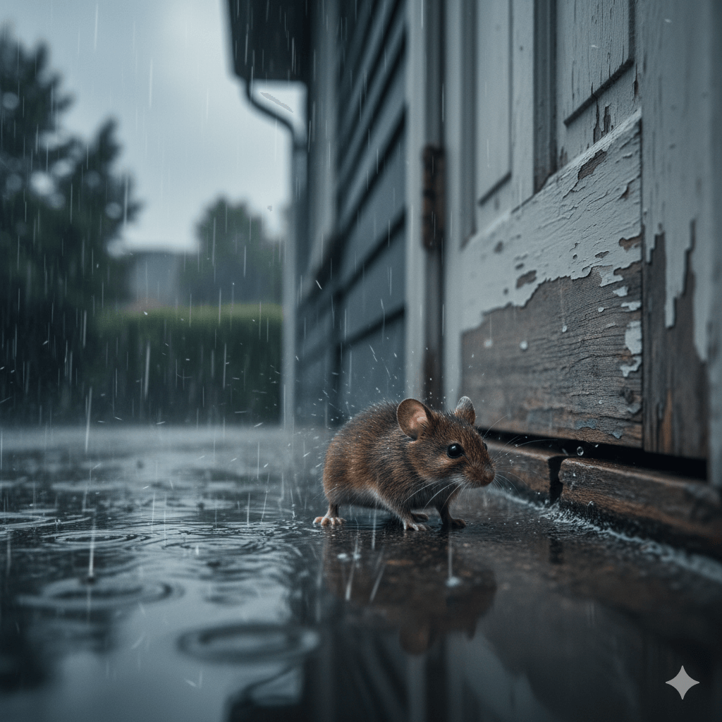 Storm damage and temperature changes driving rodents to seek indoor shelter