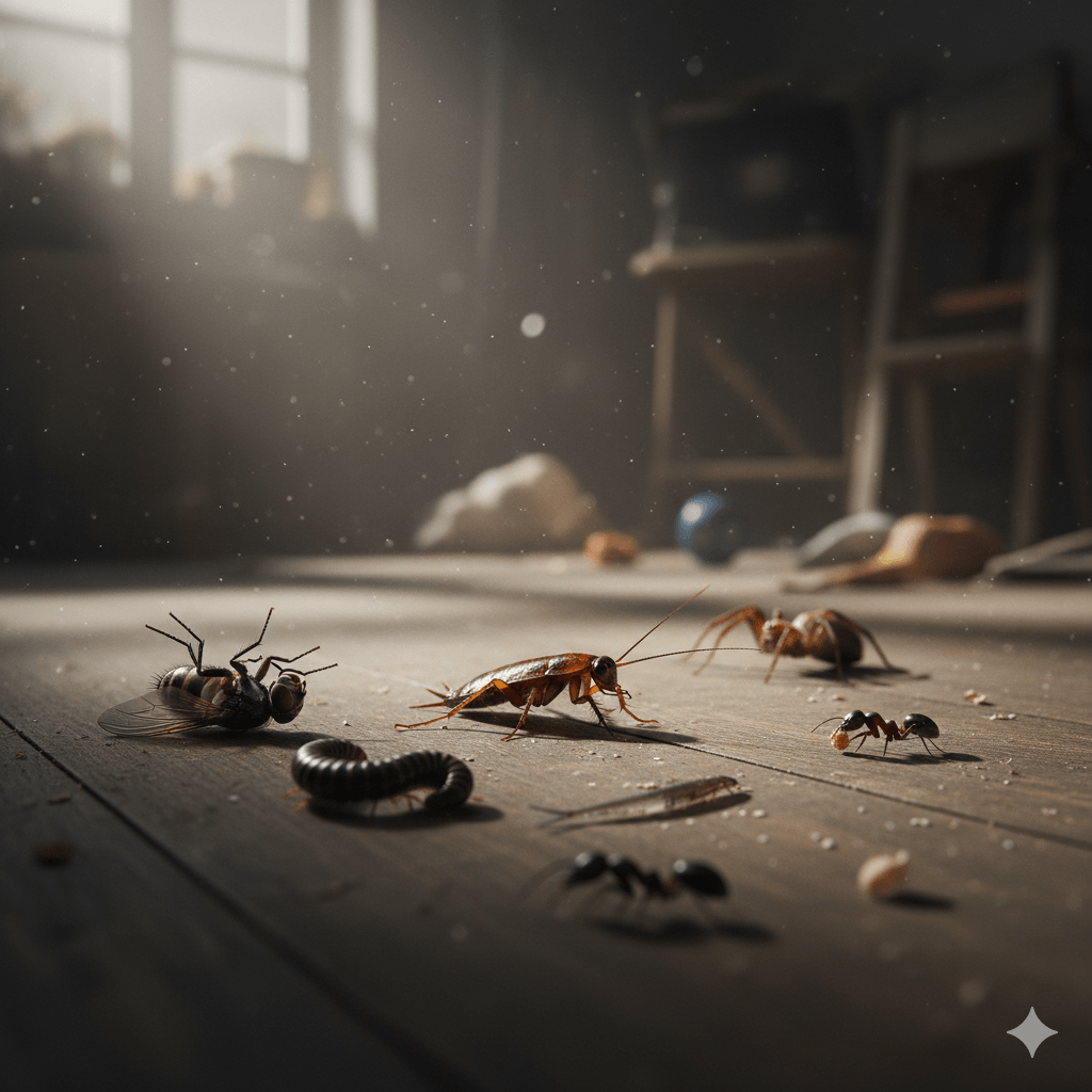 High populations of prey insects attracting increased spider activity