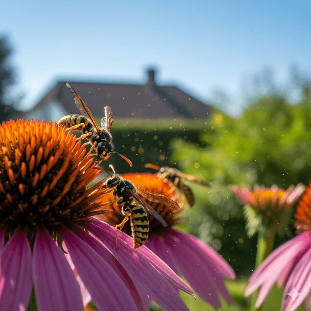 Extended warm summer season allowing wasp colony to grow to dangerous sizes