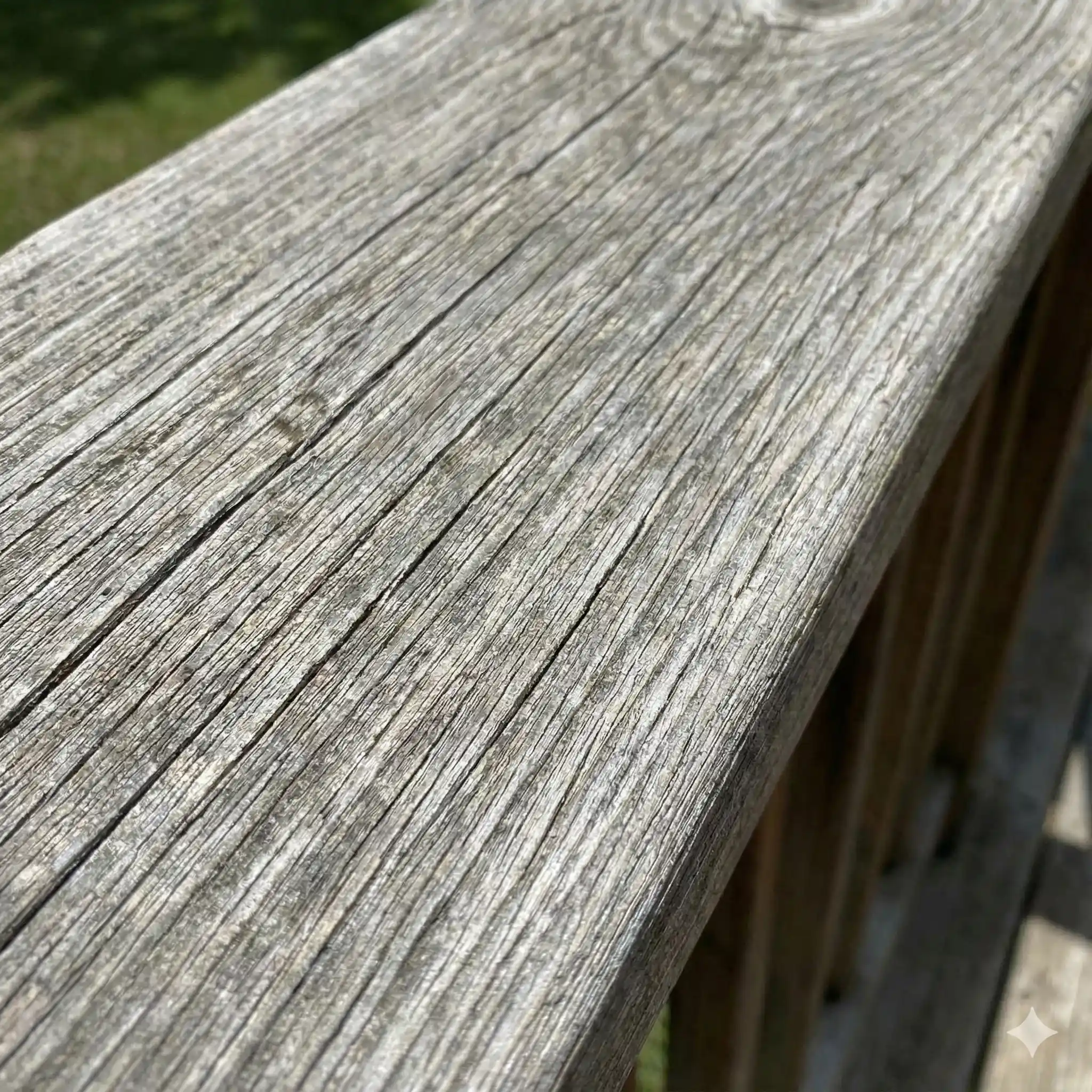 Untreated exposed wood surfaces vulnerable to beetle attack